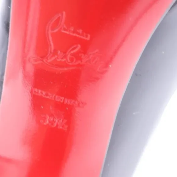 Christian Louboutin Asteroid Platform Pumps in Black Patent Leather and Suede - Picture 10 of 11